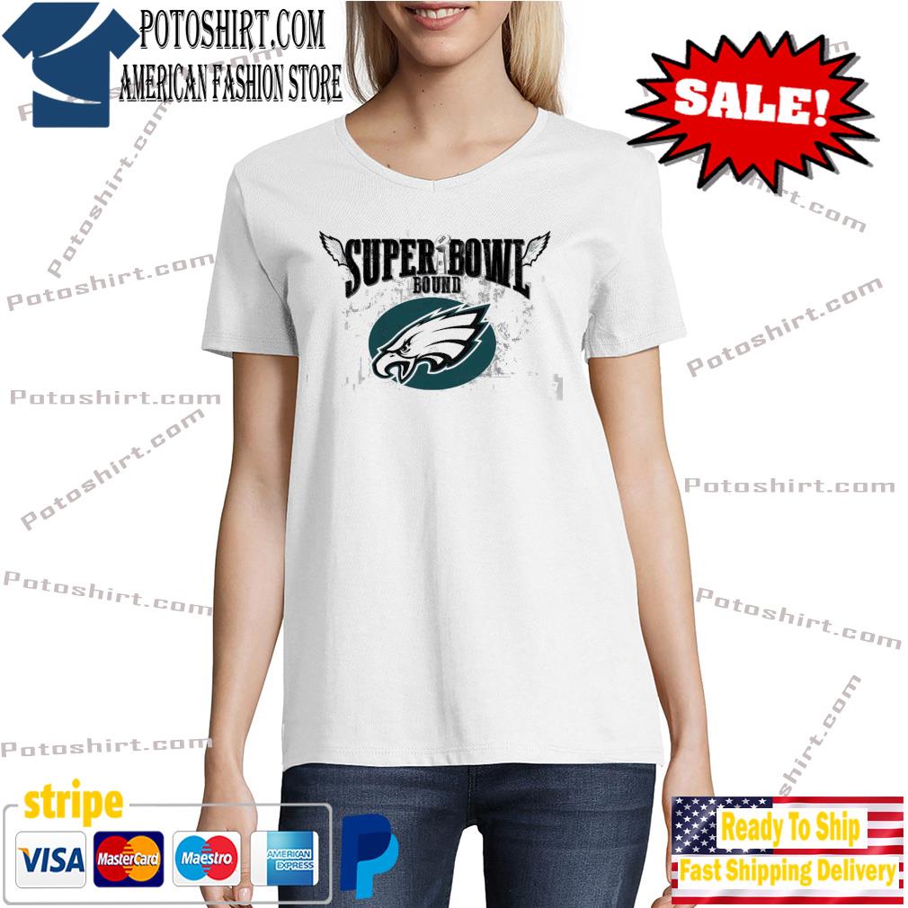 Nfl Womens Apparel - Philadelphia Eagles Super Bowl Bound UnderDog Tee,  nwt, MED