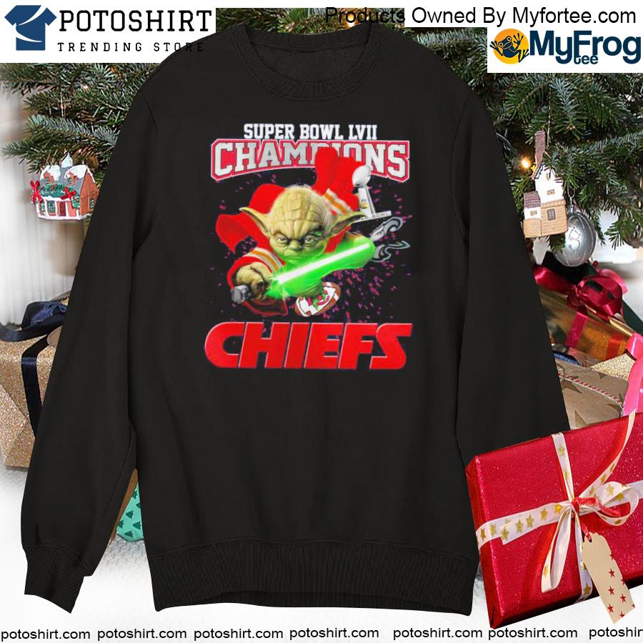 Super Bowl LVII Champions KC Chiefs Shirt, Star Wars Yoda Funny