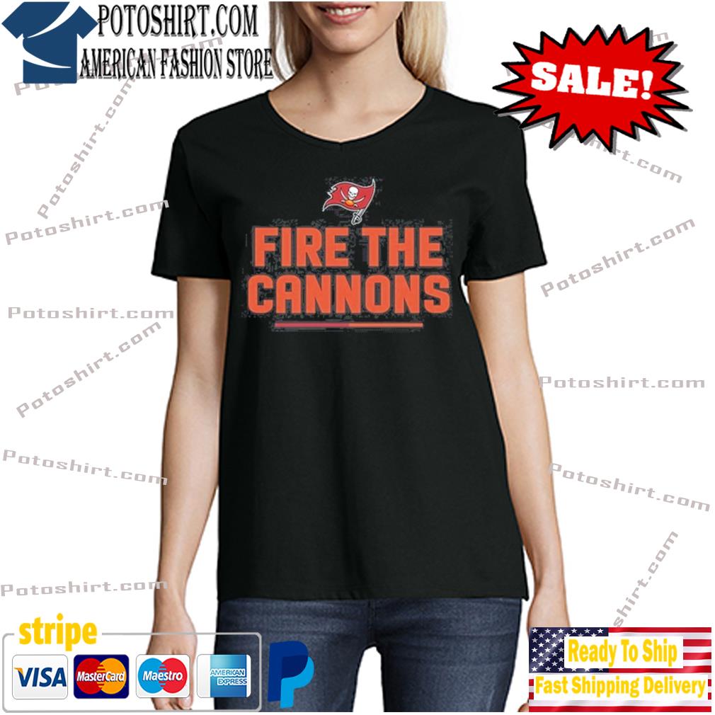 Fire The Cannons Logo Tampa Bay Buccaneers T-shirt, hoodie, sweater, long  sleeve and tank top