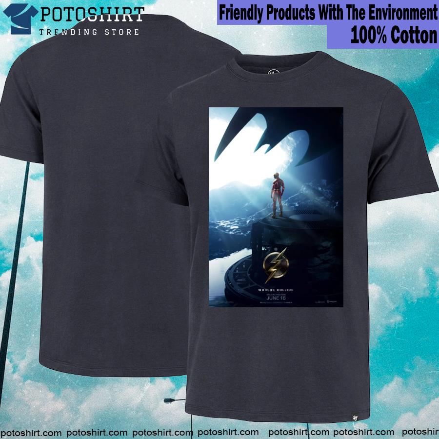 The flash worlds collide movie T-shirt