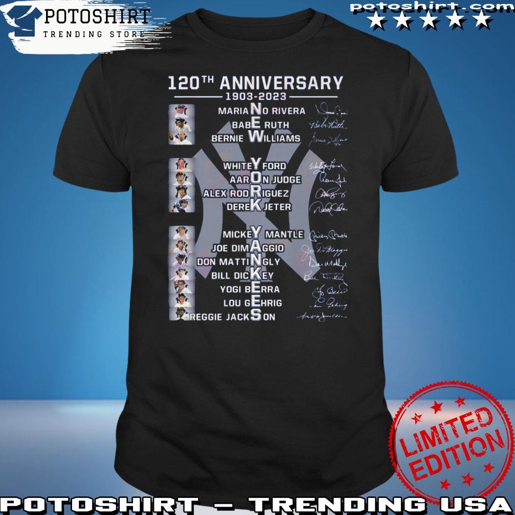 Official 120th Anniversary New York Yankees T-Shirt