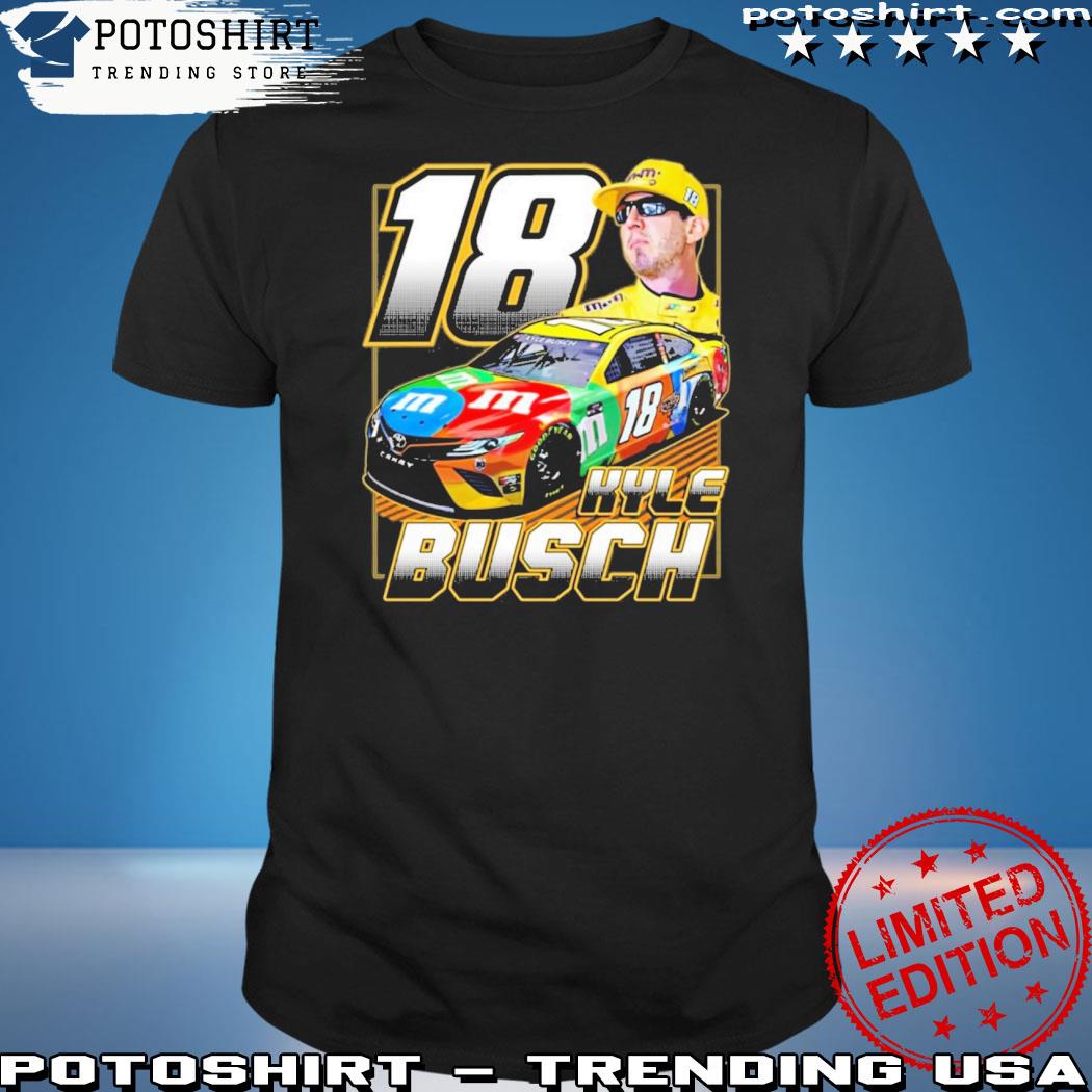Official 18 Kyle Busch Racing Drive Car T-Shirt