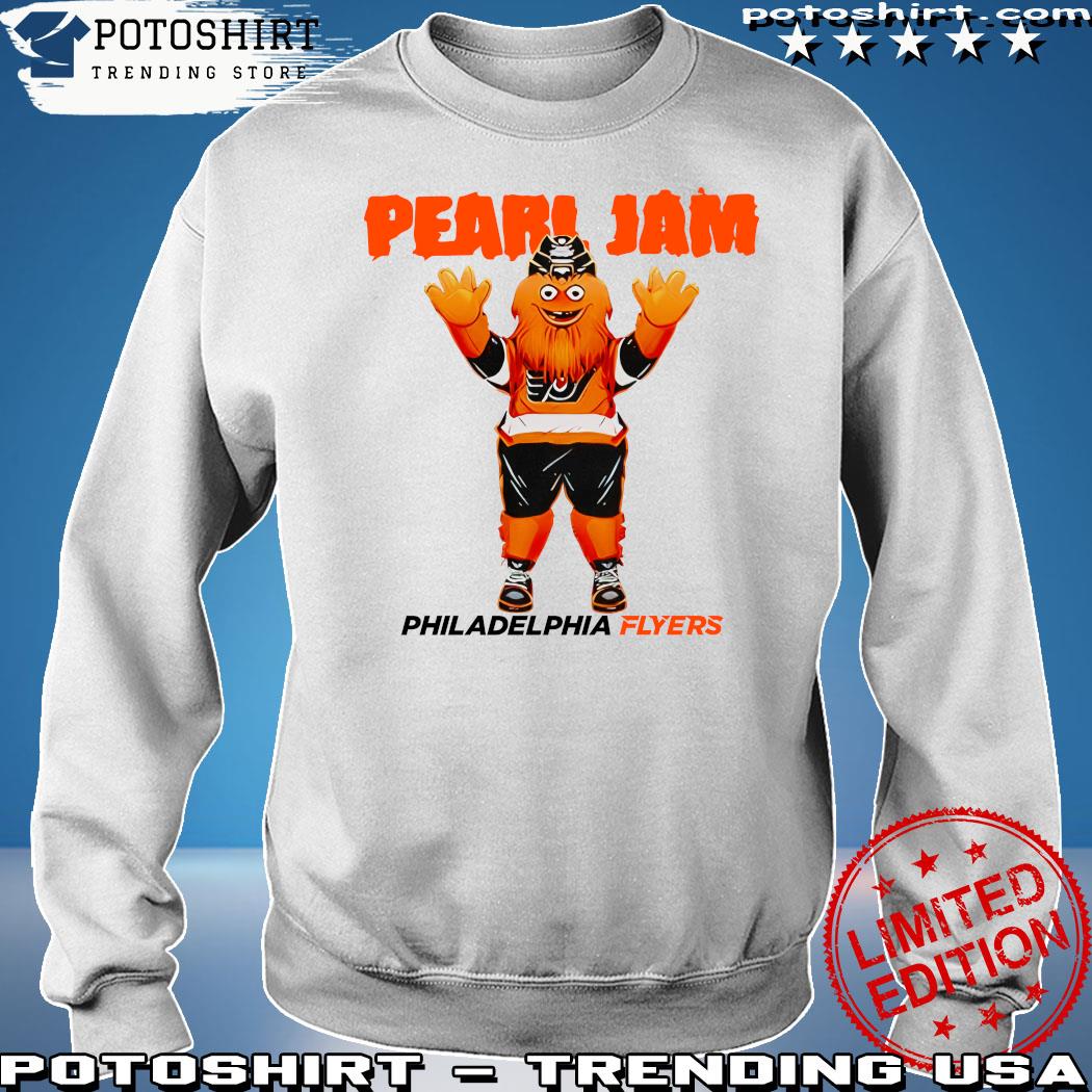 Official 2023 Philadelphia flyers x pearl jam gritty shirt, hoodie