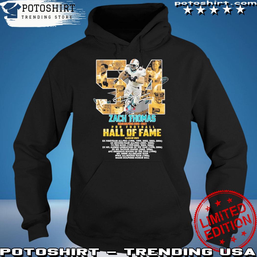 Official 54 zach thomas miamI dolphins pro Football hall of fame 2023 shirt,  hoodie, sweater, long sleeve and tank top