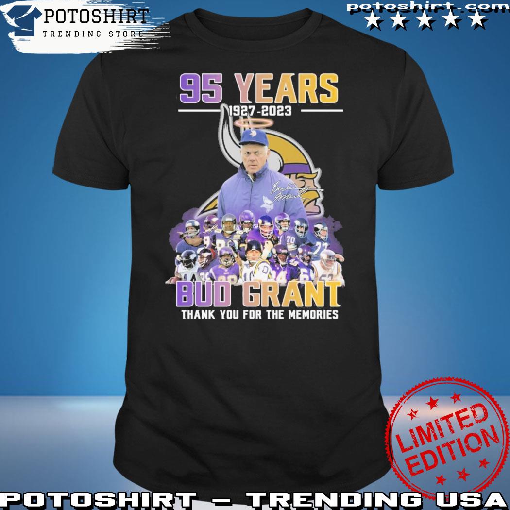Official 95 years 1927 2023 bub grant thank you for the memories shirt