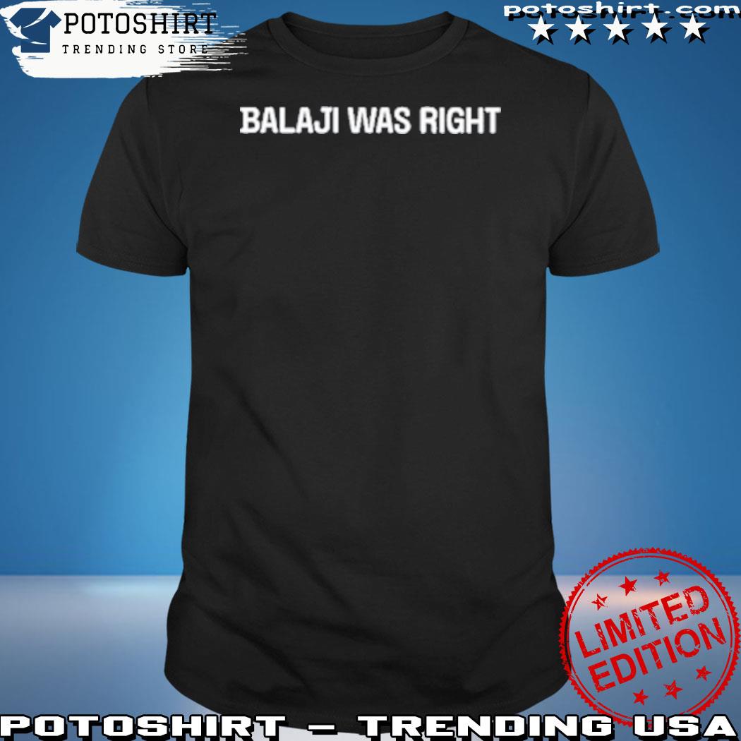 Official balajI was right Jack butcher shirt