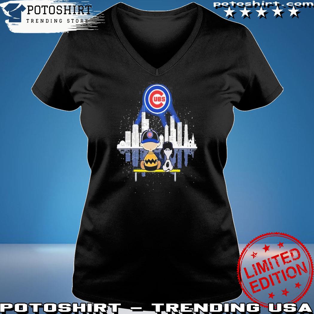 Official charlie Brown And Snoopy Dog Watching City Chicago Cubs T-Shirt,  hoodie, sweater, long sleeve and tank top