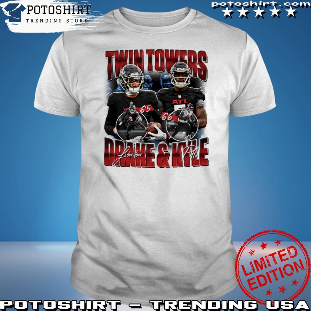 Official drake london x kyle pitts twin towers 2023 t-shirt