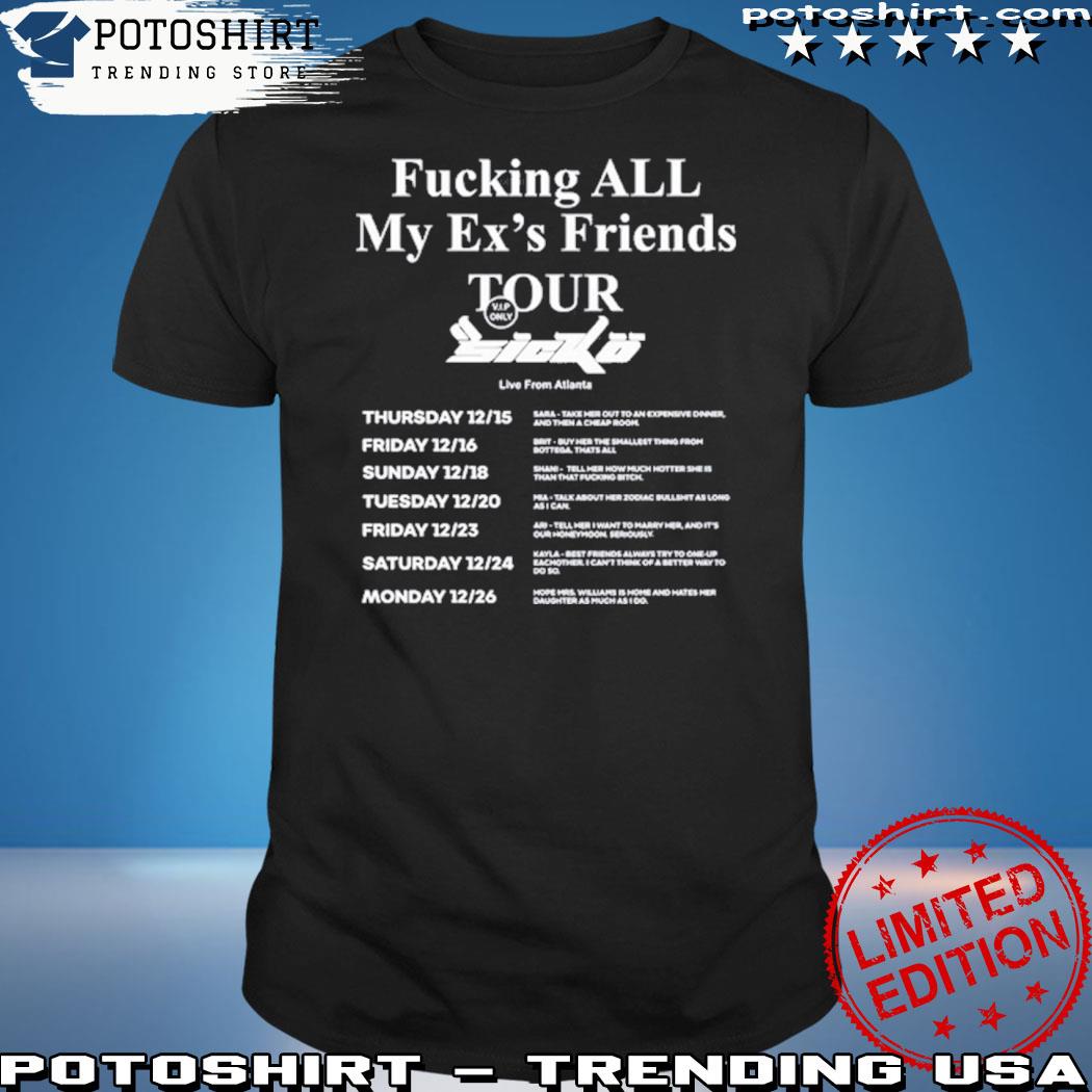 Official fucking All My Ex's Friends Tour logo Shirt
