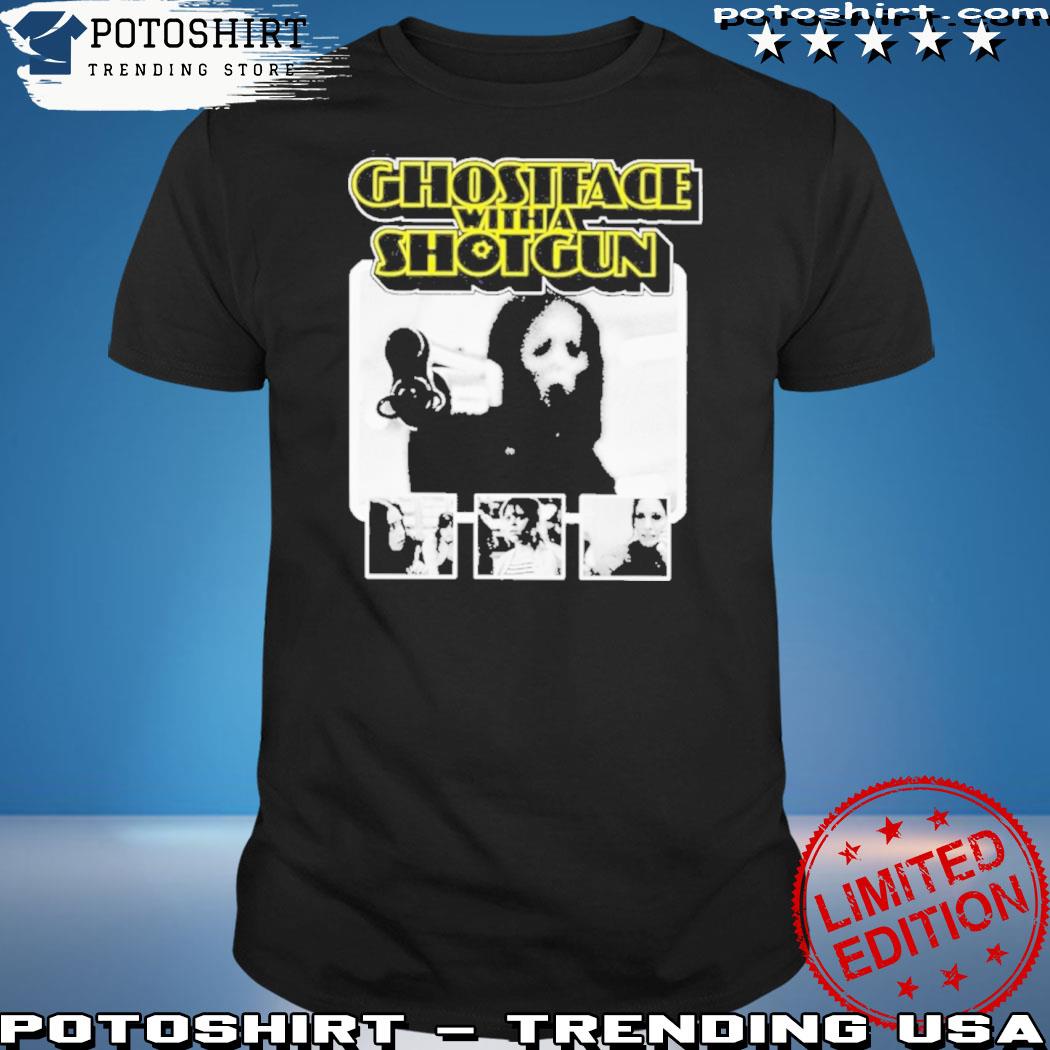 Official ghostface with a shotgun shirt