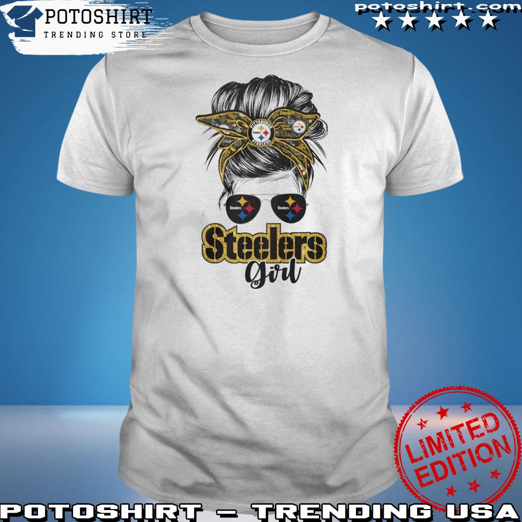Official girl Steelers Football team player logo 2023 shirt