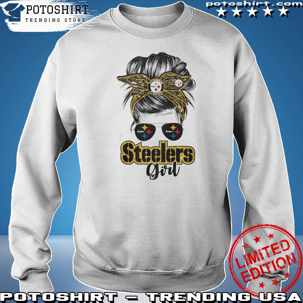 Official girl Steelers Football team player logo 2023 s sweatshirt