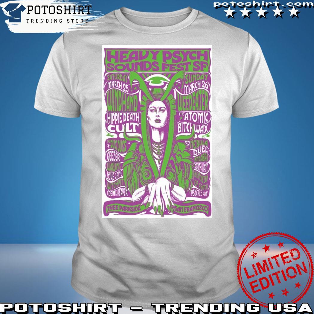 Official heavy Psych Sounds Fest San Francisco Thee Parkside 3 25-26 2023 shirt