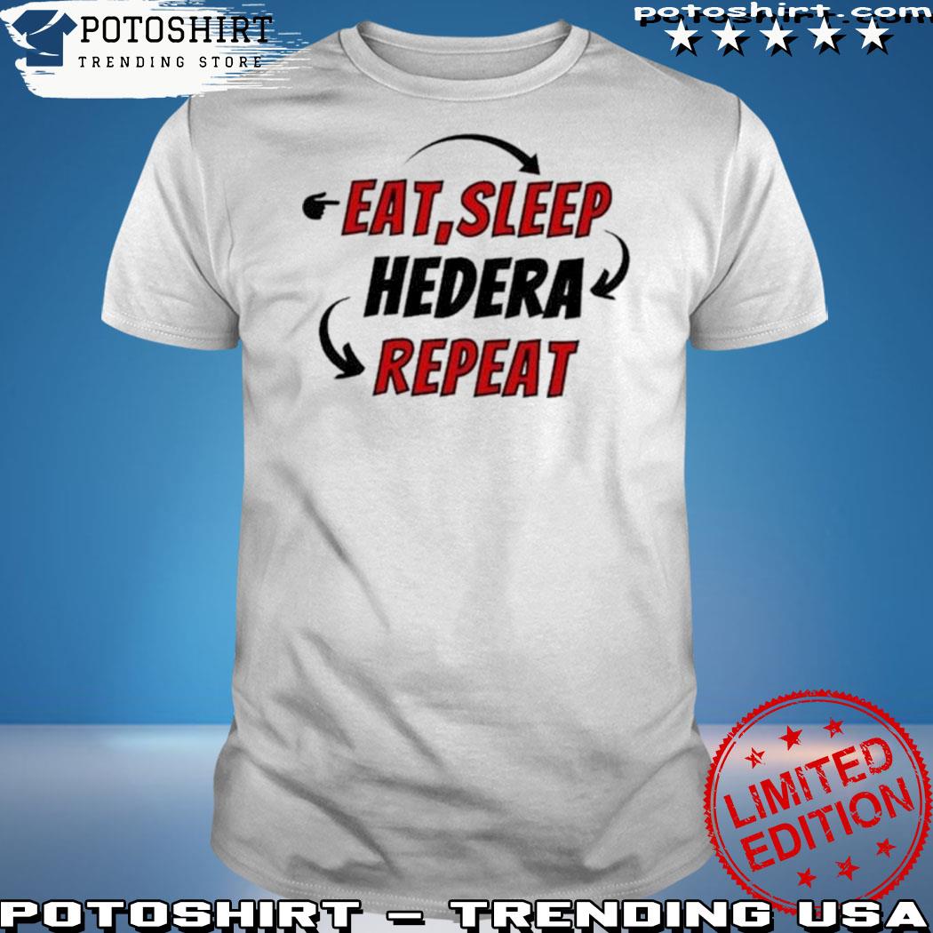 Official hedera Hbar Crypto Eat Sleep Hedera Repeat shirt