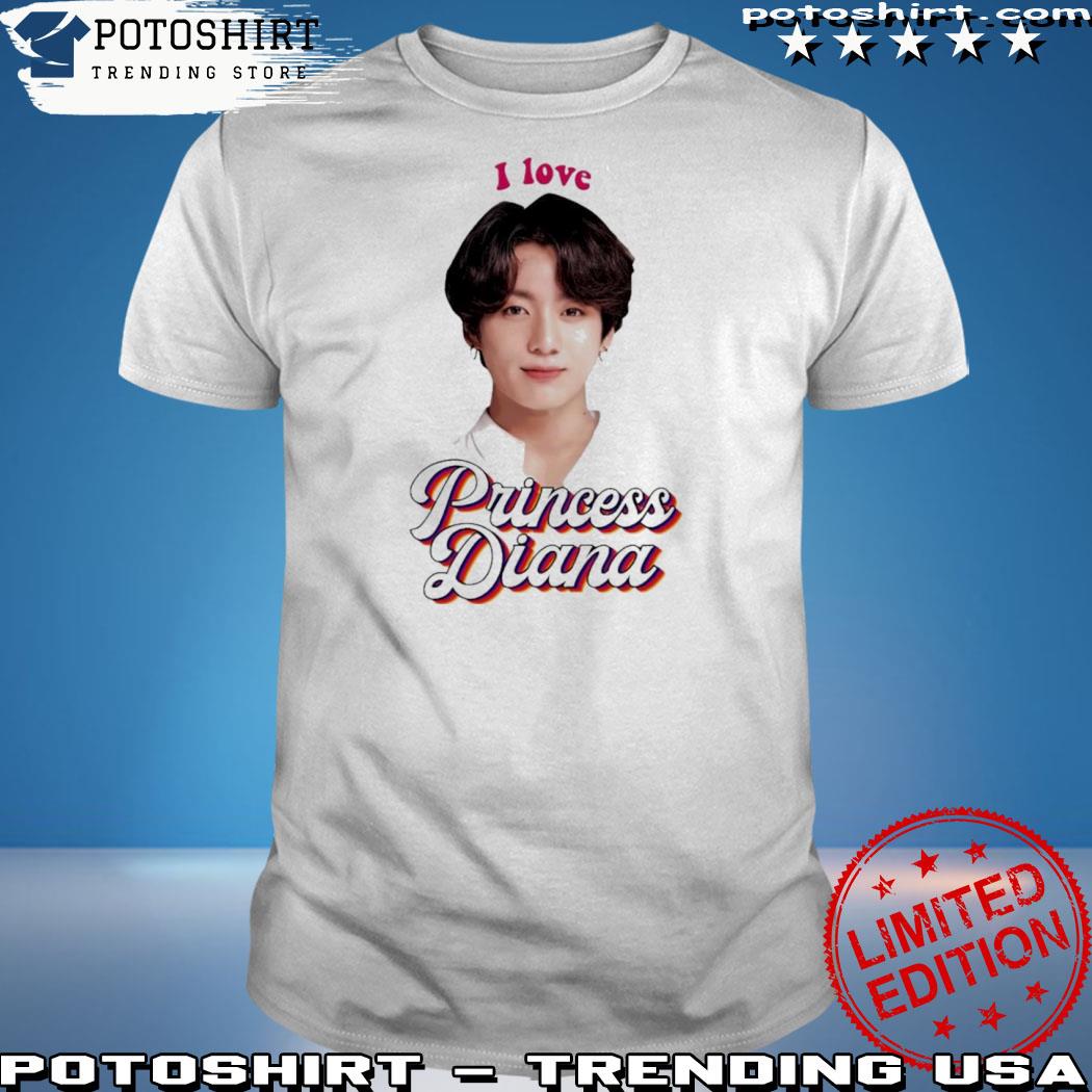 Official i love princess diana jungkook shirt