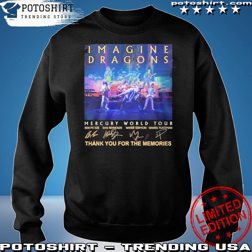 slap af Håbefuld skarp Official imagine Dragons Mercury World Tour Thank You For The Memories T- Shirt, hoodie, sweater, long sleeve and tank top