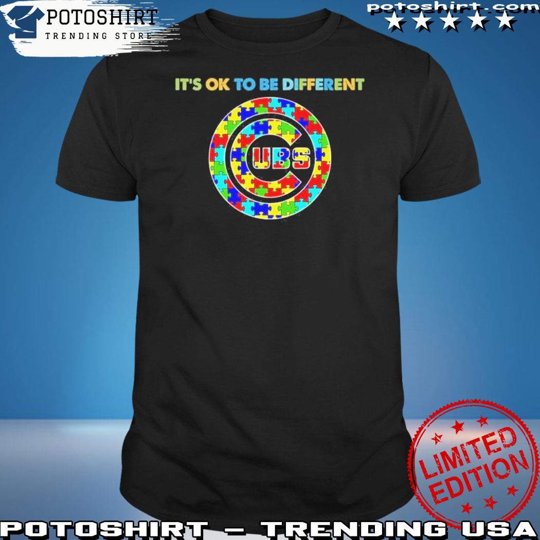 Official it s Ok To Be Different Chicago Cubs T-Shirt