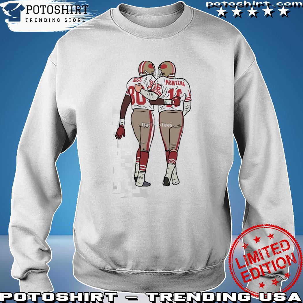 Official Jerry rice and Joe Montana T-shirt, hoodie, tank top, sweater and long  sleeve t-shirt