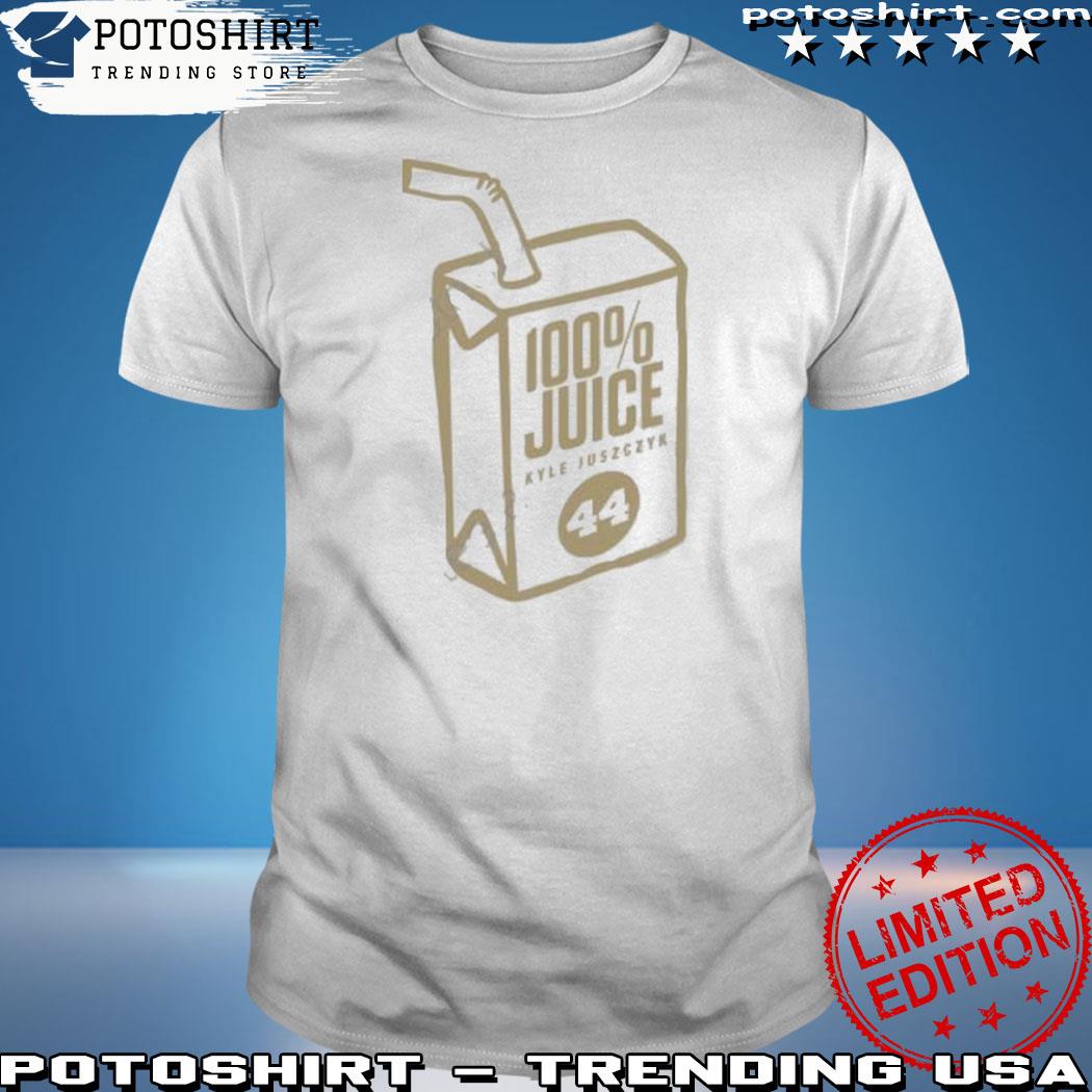 Official kyle juszczyk 100% juice shirt, hoodie, sweater, long sleeve and  tank top