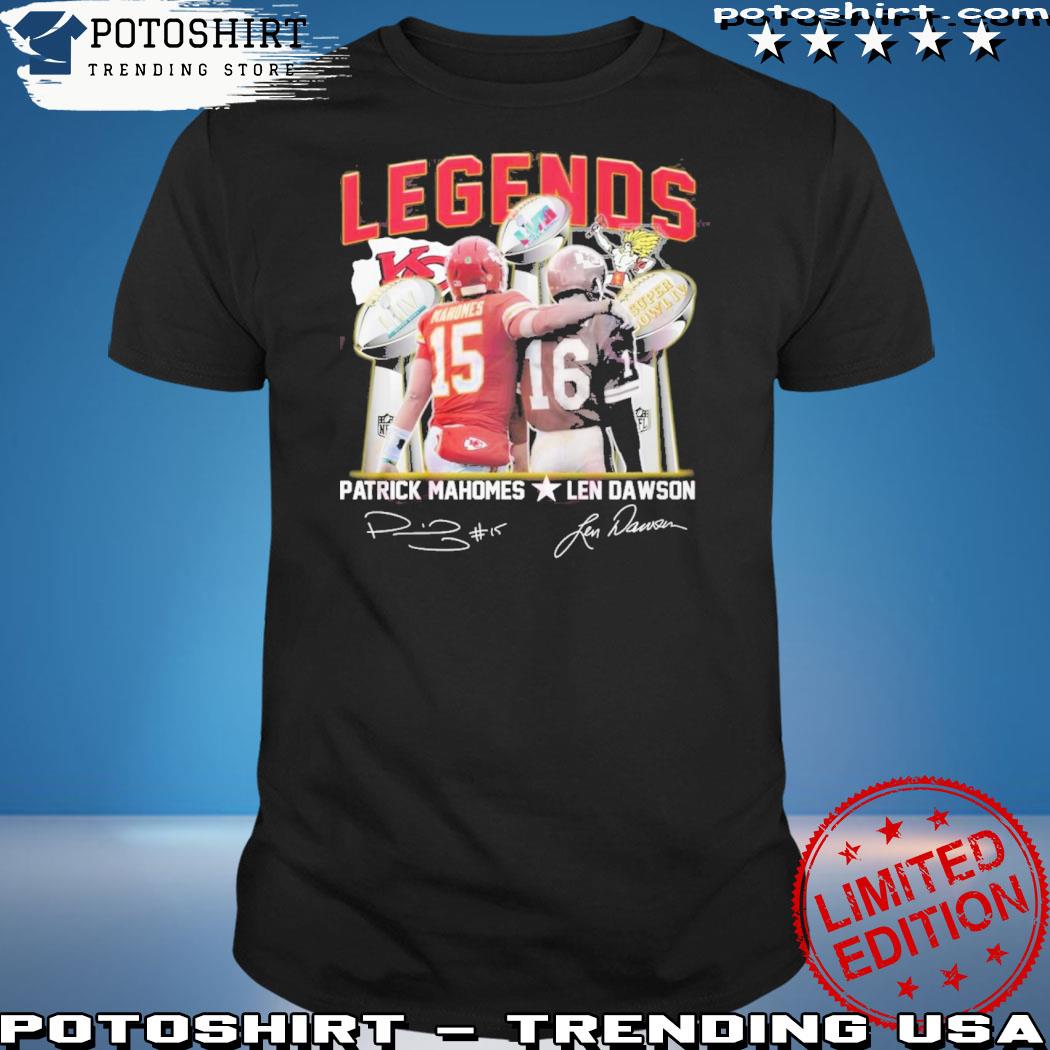 Kansas City Chiefs Patrick Mahomes Len Dawson T Shirt