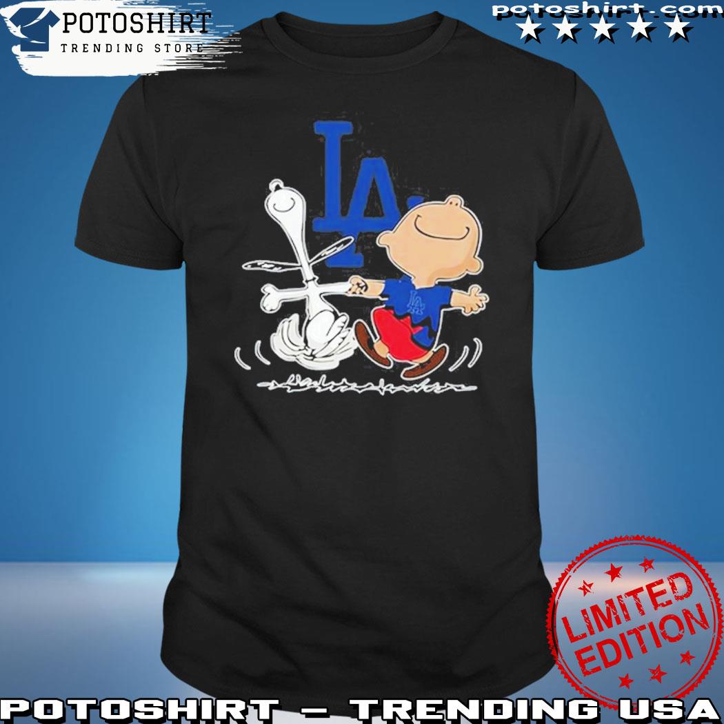 Los Angeles Dodgers Charlie Brown Snoopy Los Angeles Dodgers T-Shirt