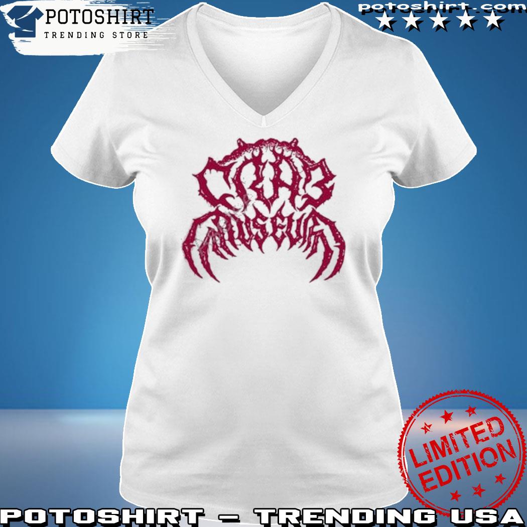 Official marie le conte wearing crab museum s woman shirt