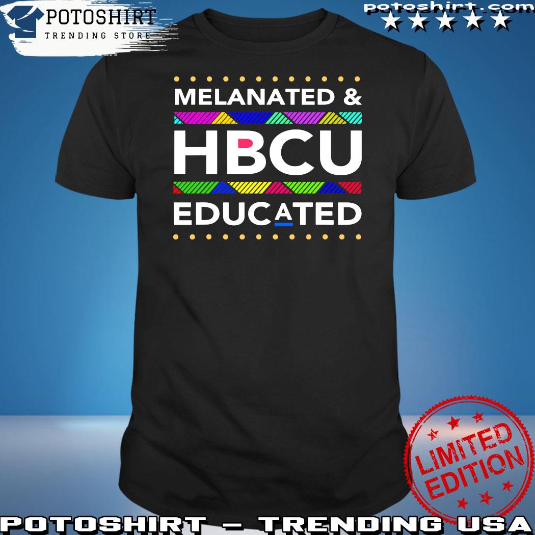 Official melanated hbcu educated 2023 t-shirt