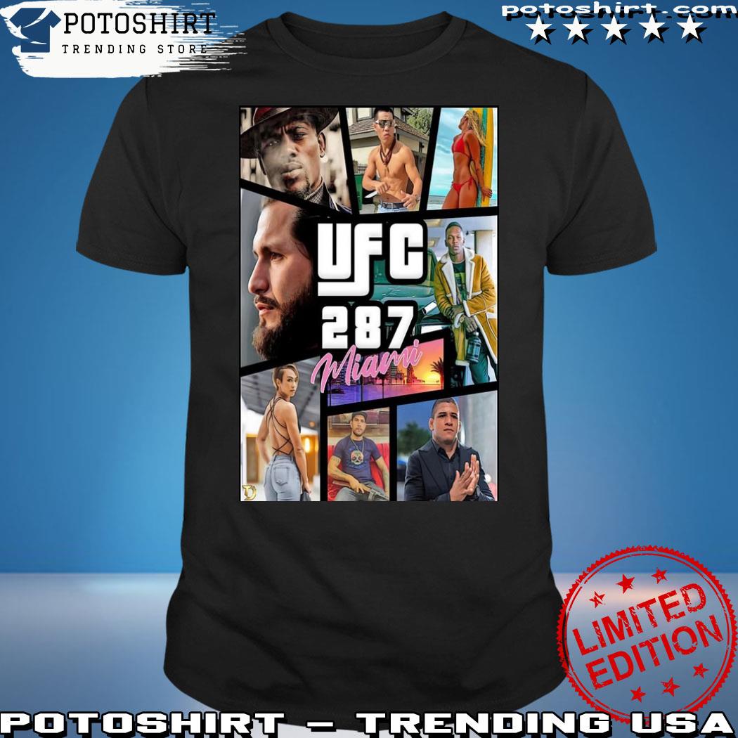 Official new Poster For UFC 287 shirt