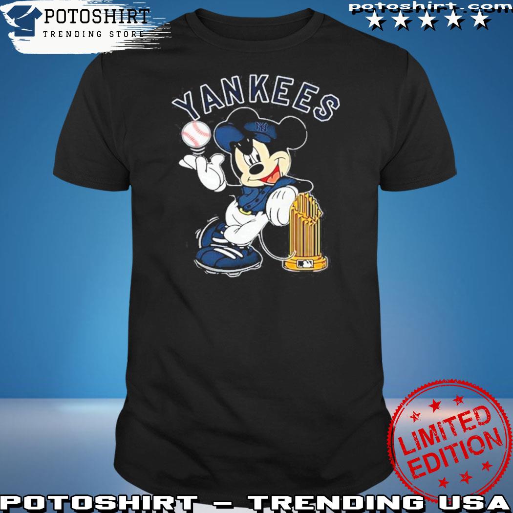 New York Yankees Mickey mouse cartoon shirt, hoodie, sweater, long