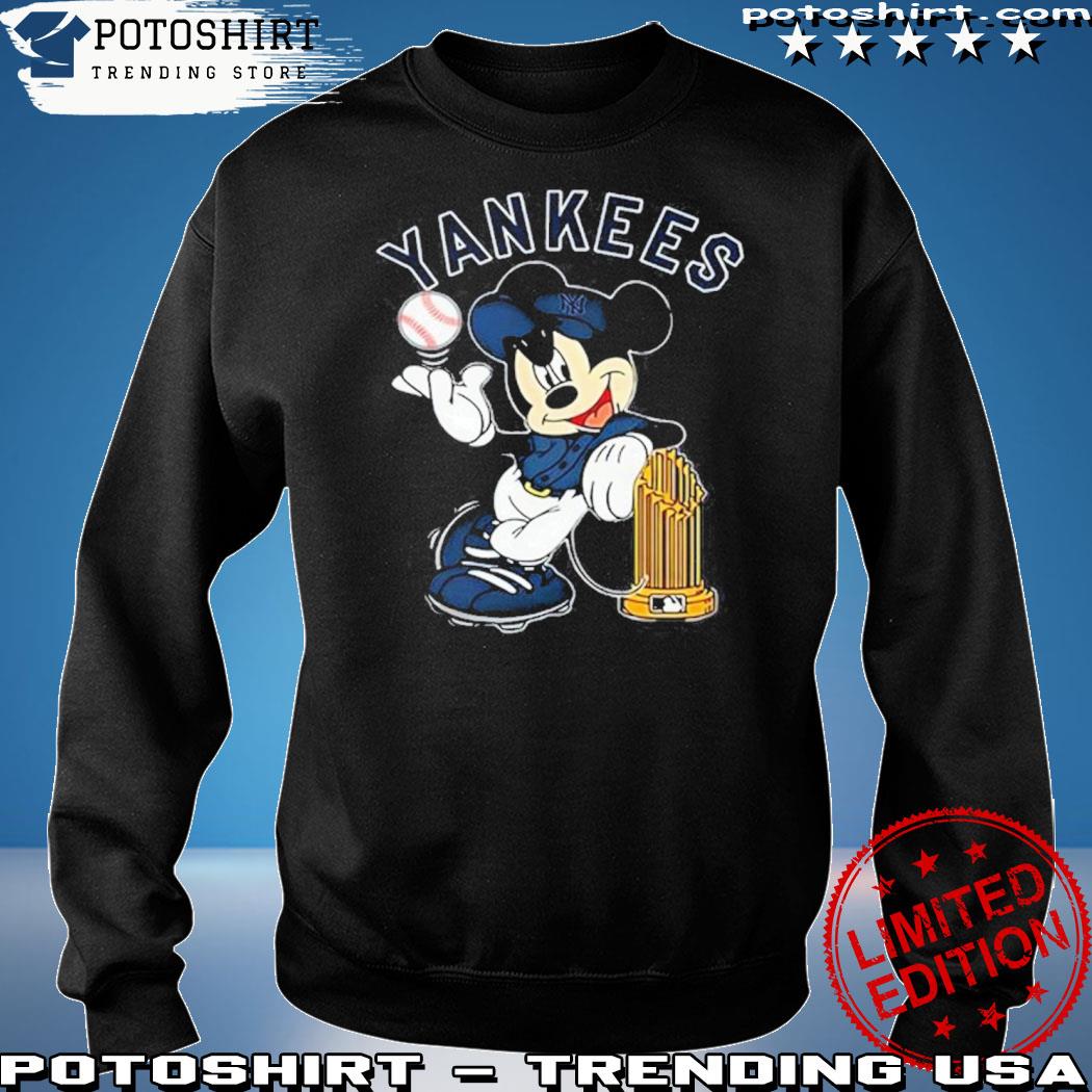 New York Yankees Mickey mouse cartoon shirt, hoodie, sweater, long