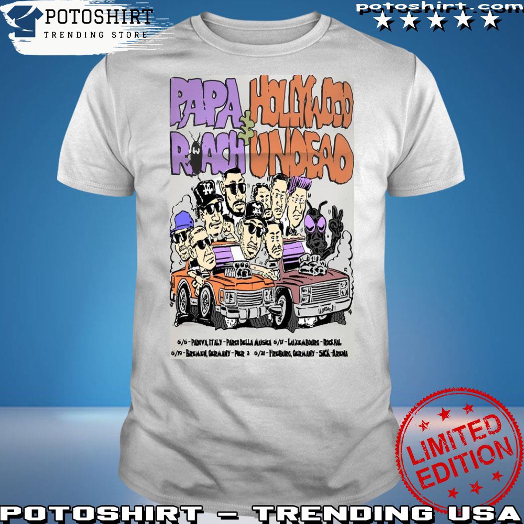 Official papa Roach & Hollywood Undead Tour 2023 shirt