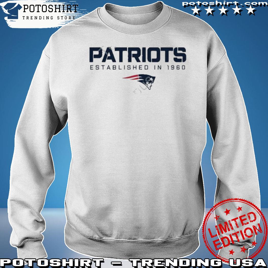 Official New England Patriots Established In 1960 shirt, hoodie, sweater,  long sleeve and tank top