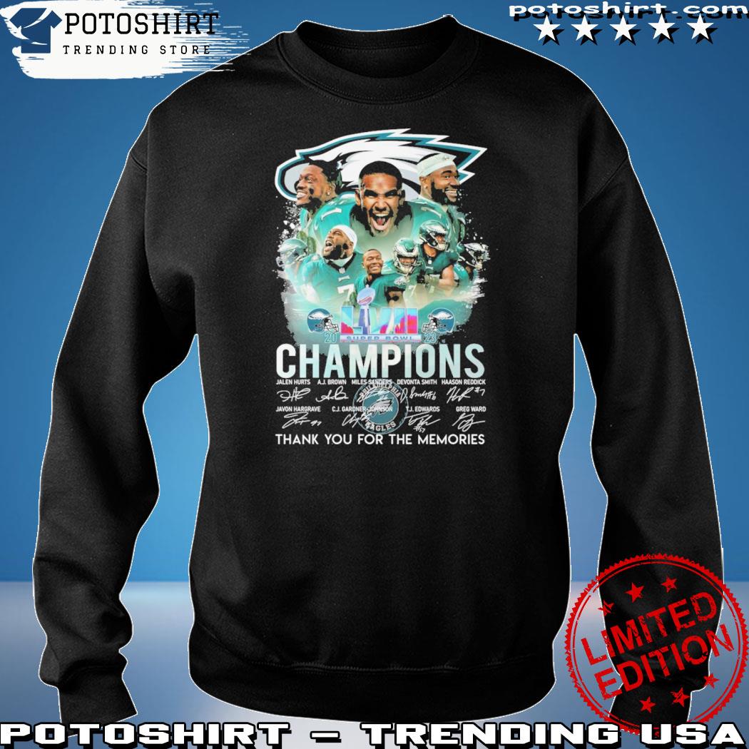 Thank you for the memories philadelphia eagles football shirt