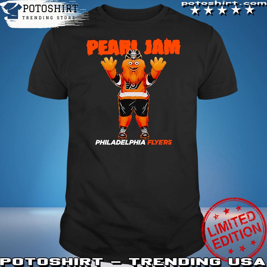 Official philadelphia flyers x pearl jam gritty shirt,tank top, v-neck for  men and women