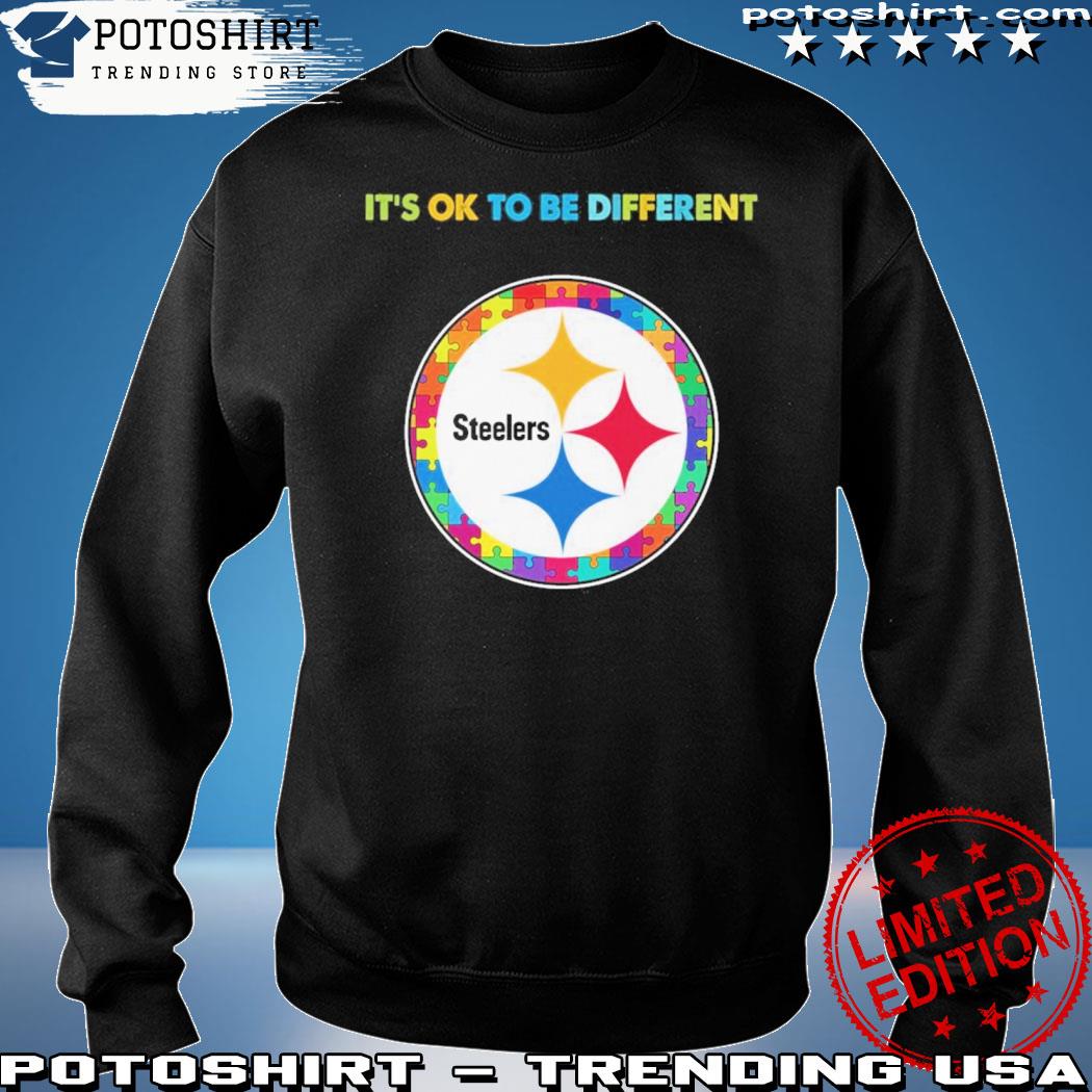 Official Pittsburgh Steelers Autism it's ok to be different shirt, hoodie,  sweater, long sleeve and tank top