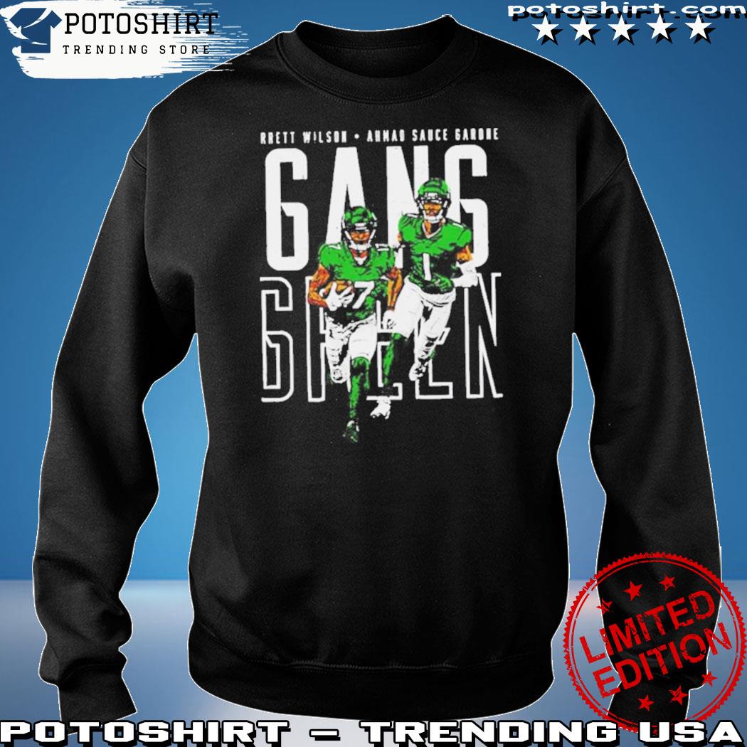 Sauce Gardner & Garrett Wilson New York J Gang Green T-Shirt, hoodie,  sweater, long sleeve and tank top