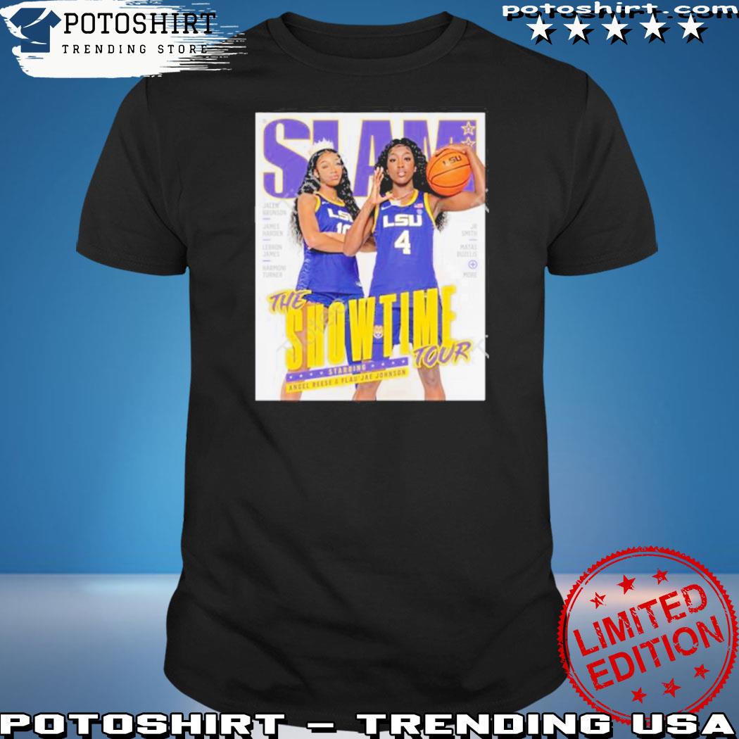 Official slam The Showtime Starring Angel Reese And Flau Jae Johnson Tour Shirt