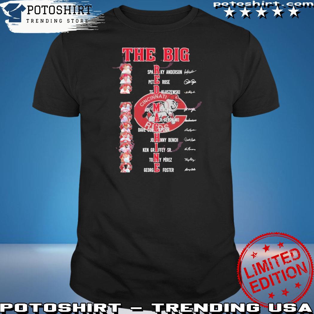 Official the Big Red Machine Members Signature T-Shirt