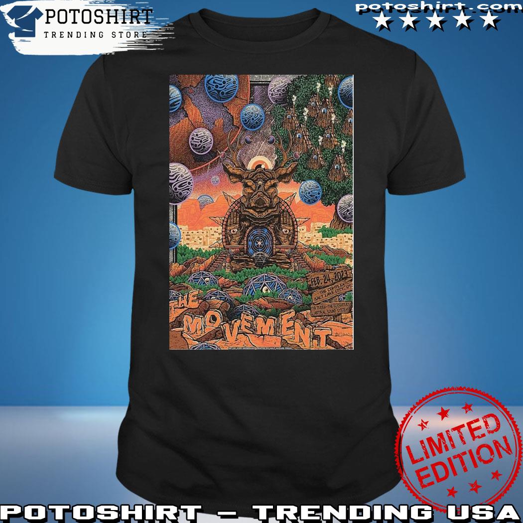 Official the movement february 24 2023 the complex salt lake city poster shirt