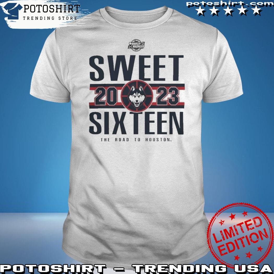Official the Uconn Men’s Basketball 2023 Sweet Sixteen Road To Houston shirt