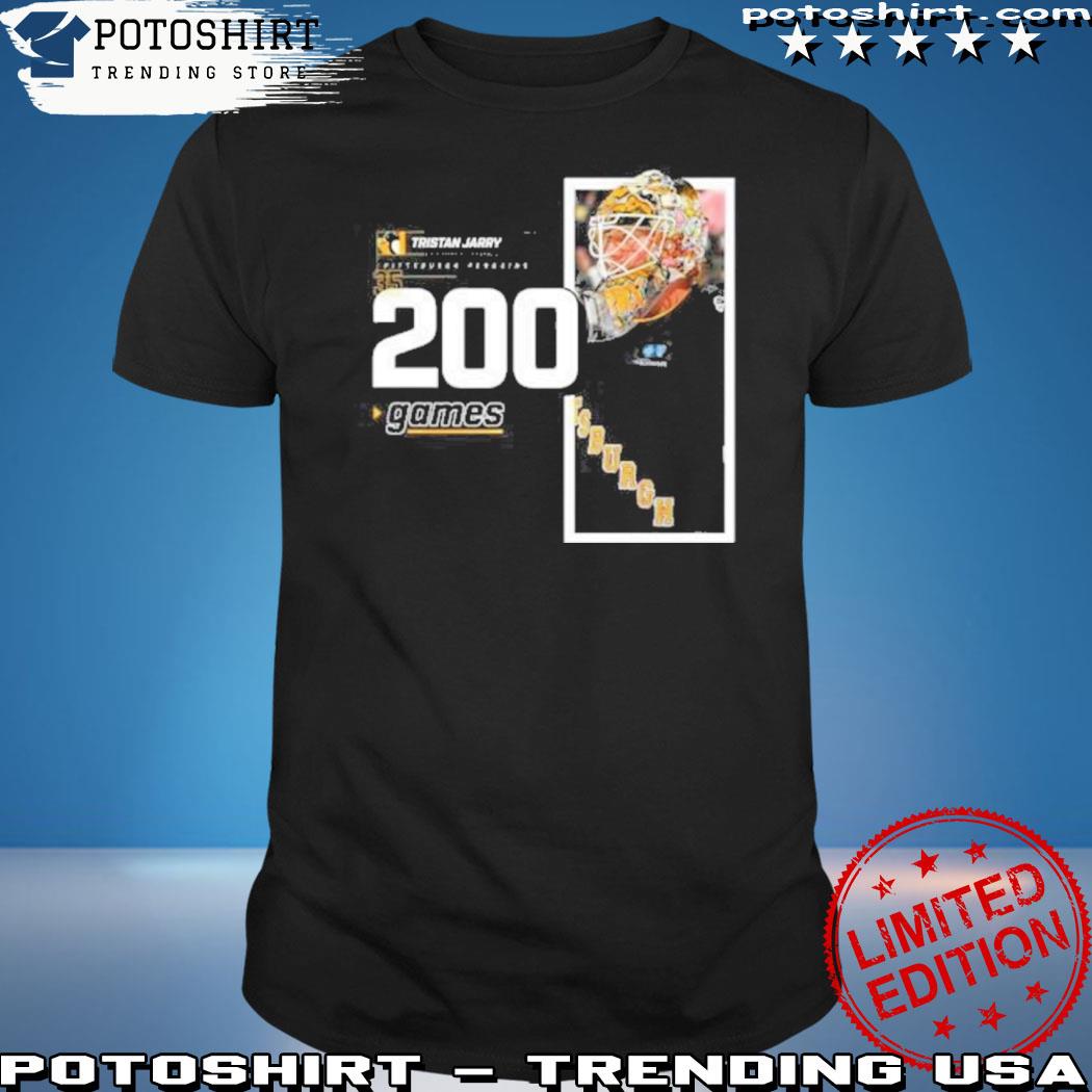 Official tristan Jarry Pittsburgh Penguins 200 Nhl Games shirt