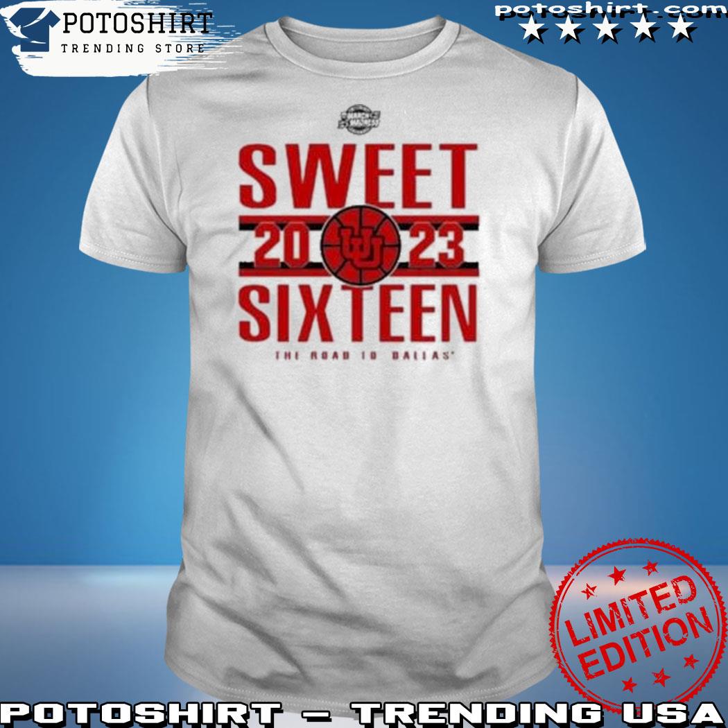 Official utah utes women's basketball 2023 sweet sixteen the road to Dallas shirt