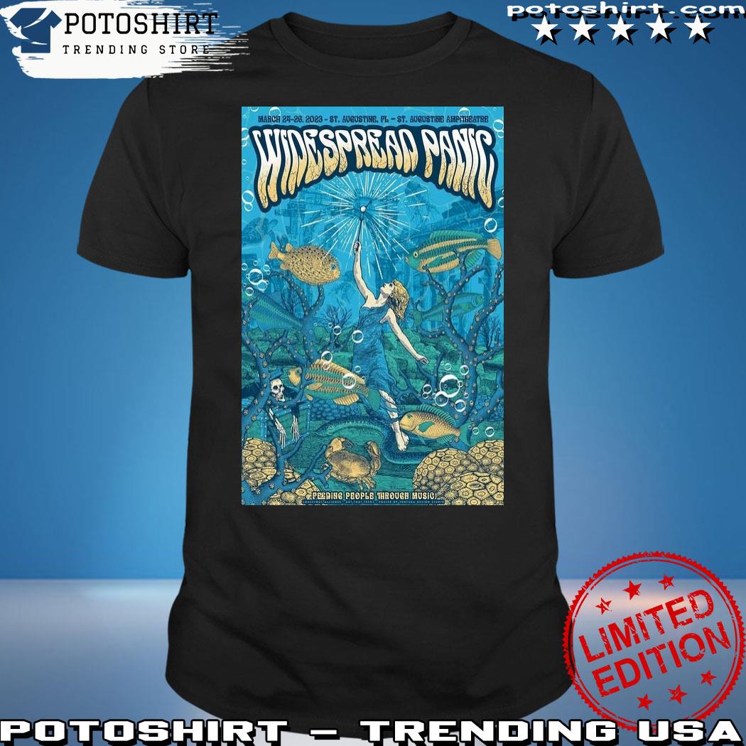 Official widespread panic Florida 2023 march 24 26 st augustine Florida st augustine amphithetre shirt