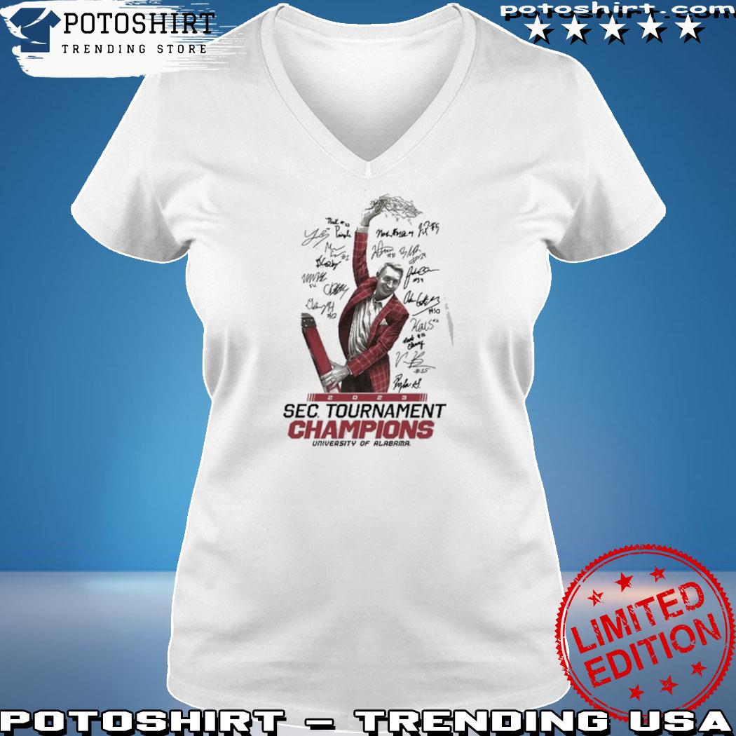 Official yea-Alabama Store 2023 Sec Tournament Champions Shirt woman shirt