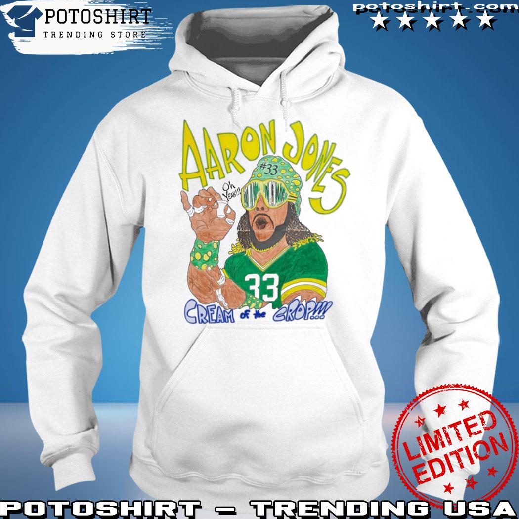 Aaron jones 33 cream of the crop 2023 shirt, hoodie, sweater, long