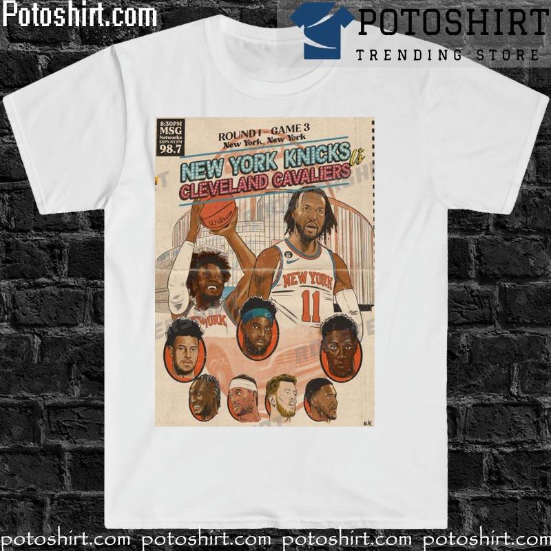 Game 3 new york knicks Cleveland cavaliers NBA poster T-shirt