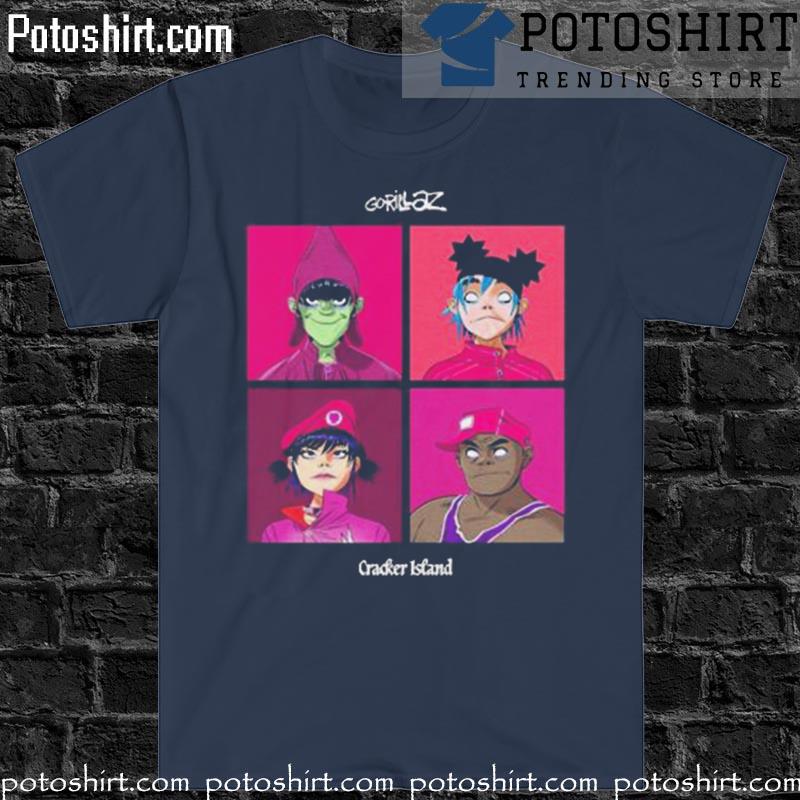 Four Squares Gorillaz Cracker Island shirt, hoodie, sweater, longsleeve and  V-neck T-shirt