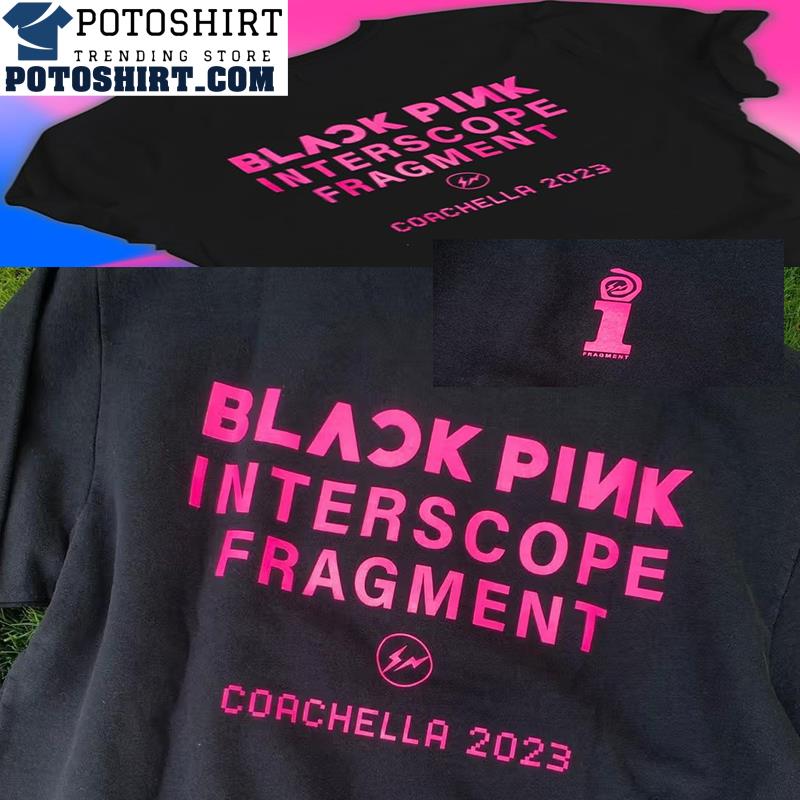 HiroshI fujiwara blackpink interscope records collab shirt, hoodie