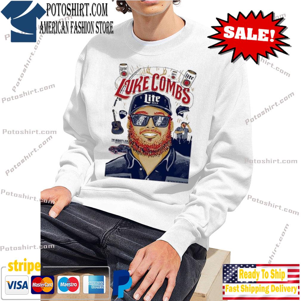 Official Luke Combs Miller Lite Shirt, hoodie, sweater, long sleeve and  tank top