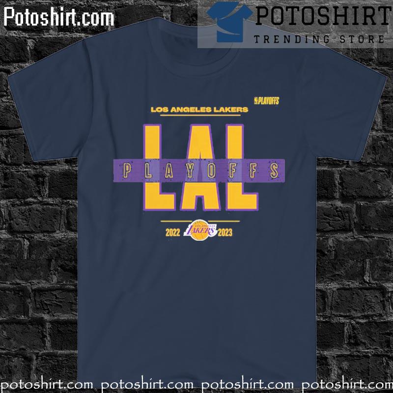 NBA store los angeles Lakers 2023 NBA playoffs jump ball shirt